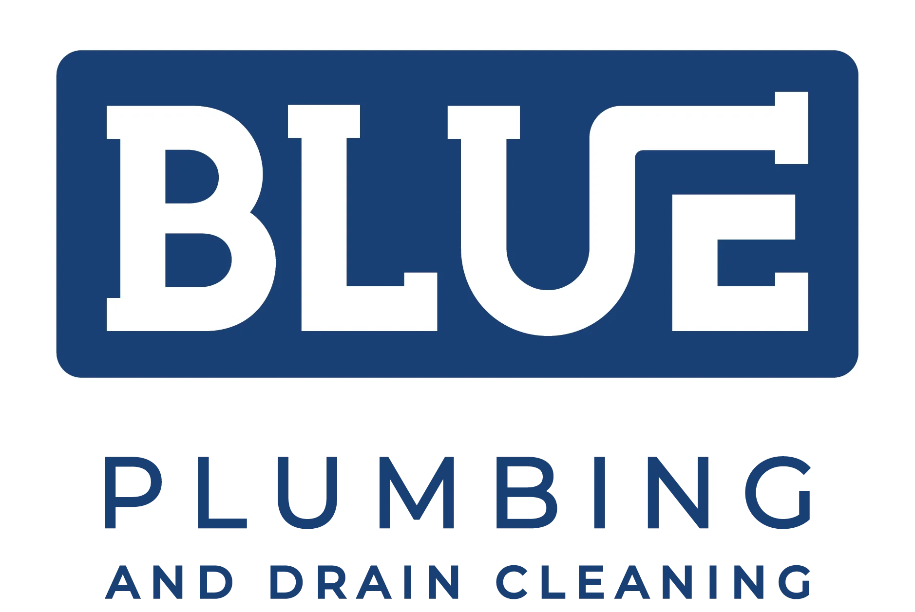 Blue Plumbing and Drain Cleaning Logo