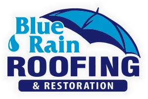 Blue Rain Roofing & Restoration Logo