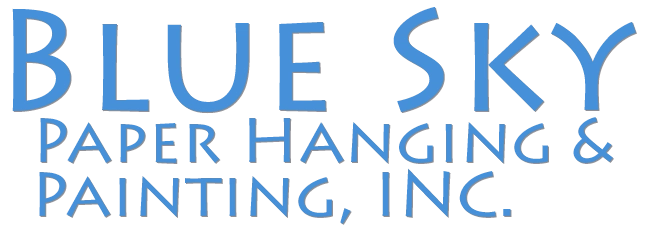 Blue Sky Paper Hanging & Painting Inc. Logo