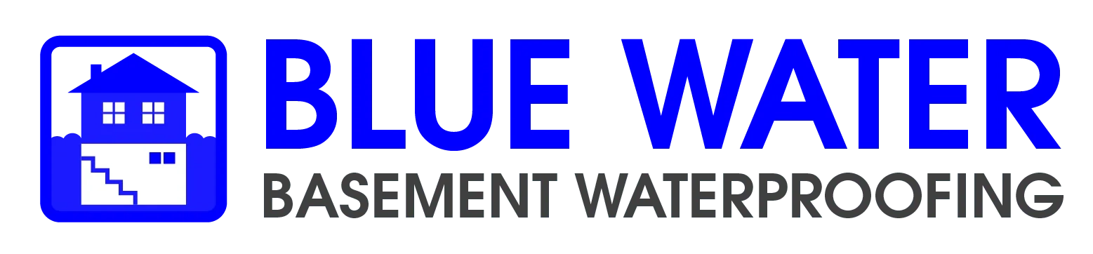 Blue Water Basement Waterproofing Logo