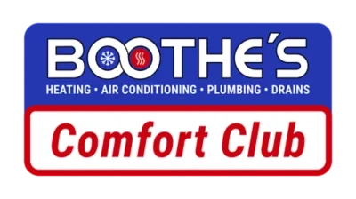 Boothe's Heating, Air, Plumbing, Drains, & Electrical Logo