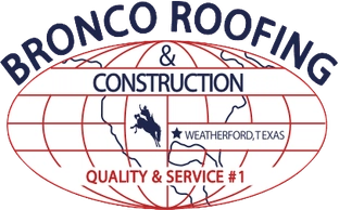 Bronco Roofing & Construction Logo