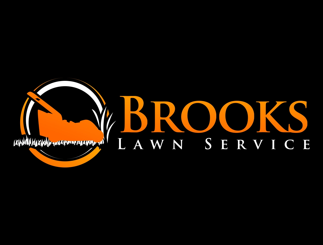 Brooks Lawn Service Logo