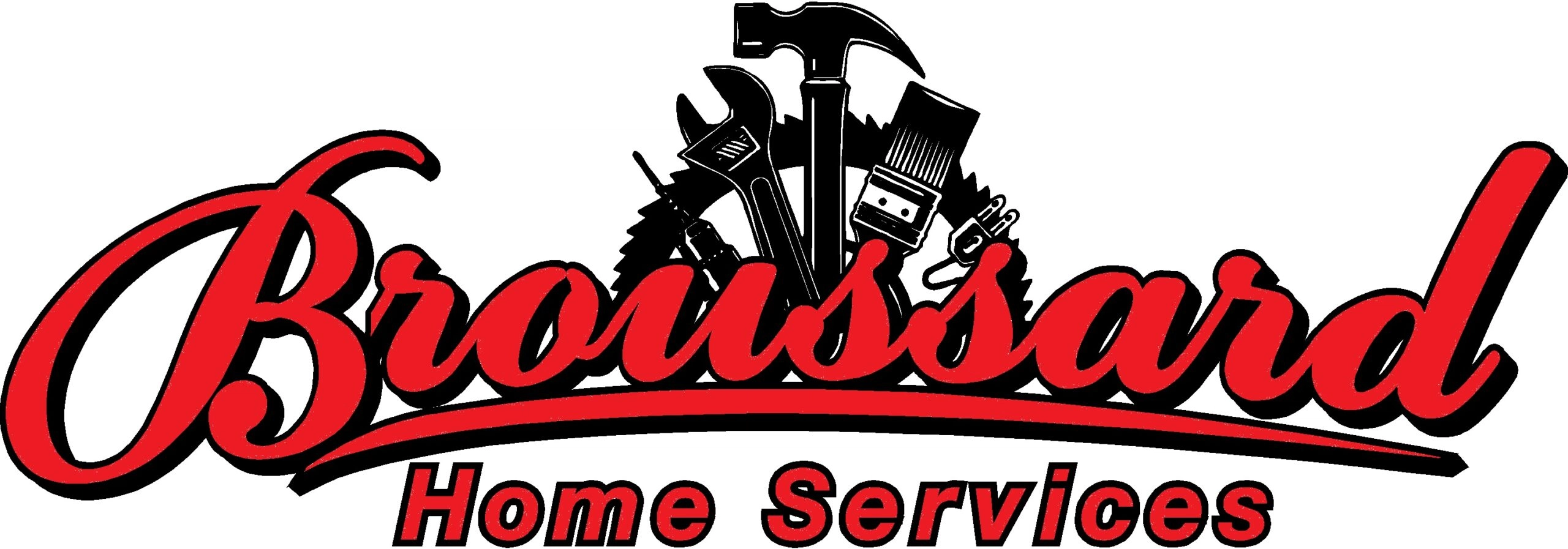 Broussard Home Services: Roofing and Remodel Logo