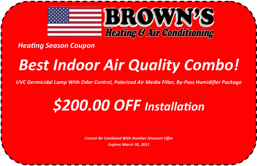 Brown's Heating & Air Conditioning Logo