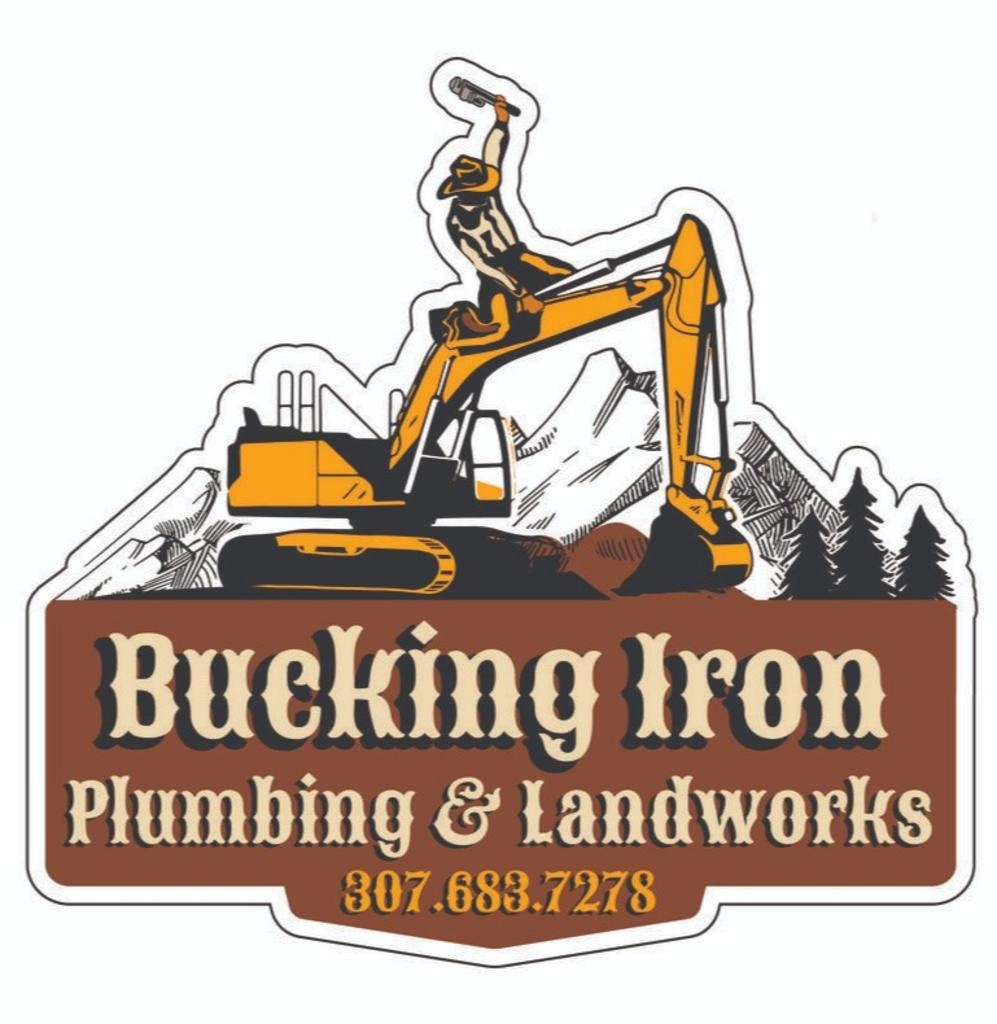 Bucking Iron Plumbing & Landworks Logo