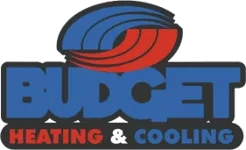Budget Heating And Cooling Logo