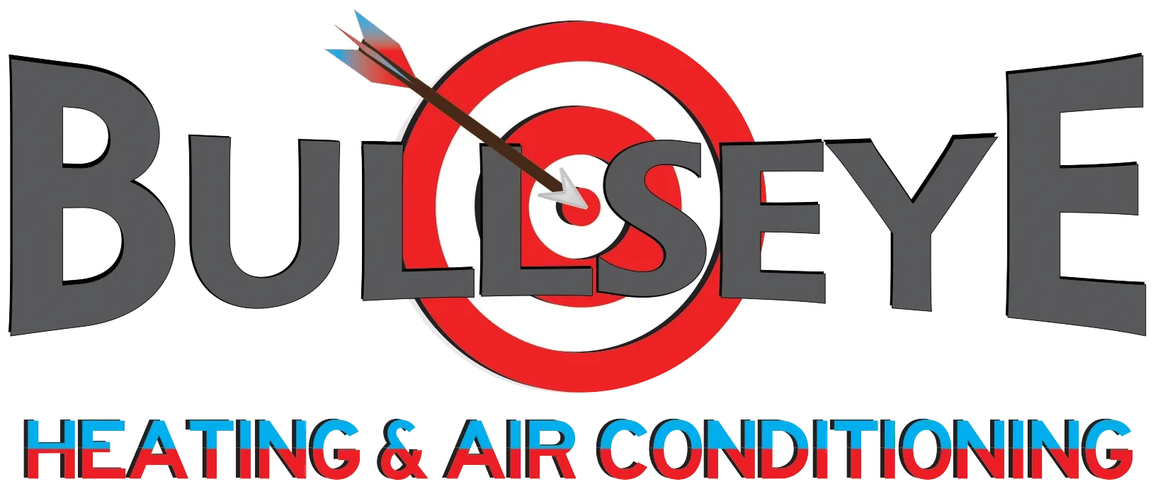 Bullseye Heating & Air Conditioning Logo