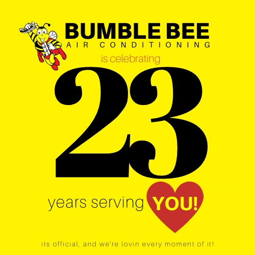 Bumble Bee Air Conditioning Logo