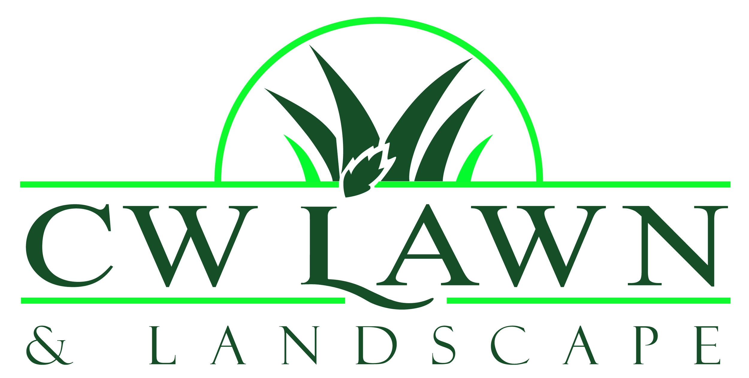 C W Lawn and Landscape Logo