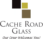 Cache Road Glass Screen & Mirror Logo