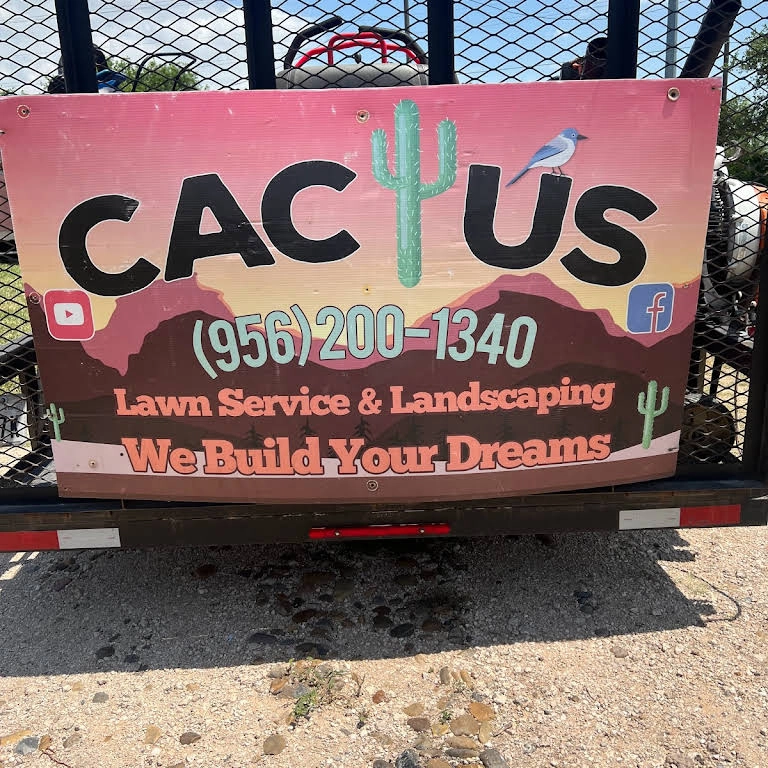 Cactus lawn service Logo