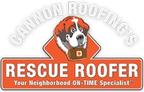 Cannon Roofing's Rescue Roofer Logo