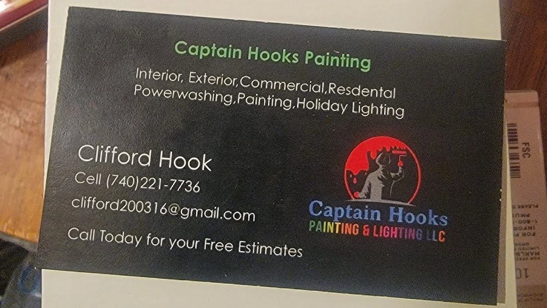 Captain Hooks Painting and lighting LLC Logo