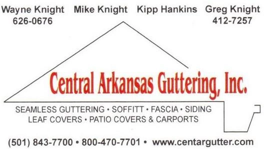 Central Arkansas Guttering Inc. Logo