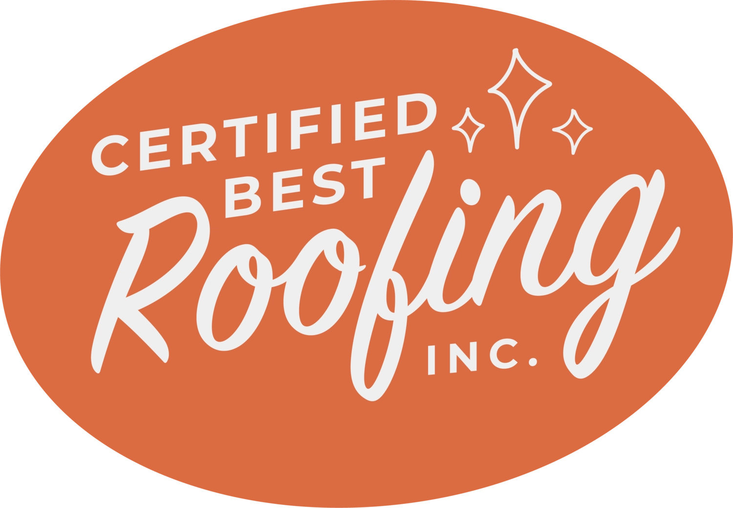 Certified Best Roofing Logo