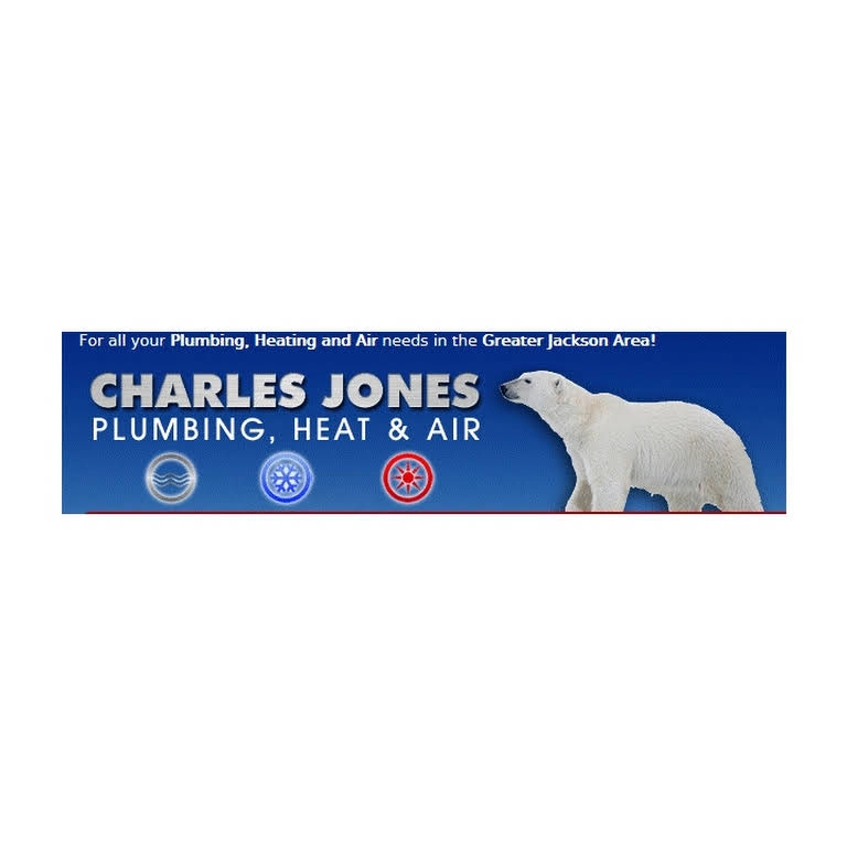 Charles Jones Plumbing Heating & Air Conditioning Logo
