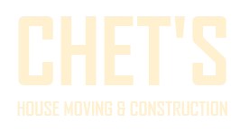 Chet's House Moving and Construction Logo