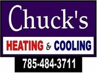 Chuck's Heating & Cooling Inc. Logo