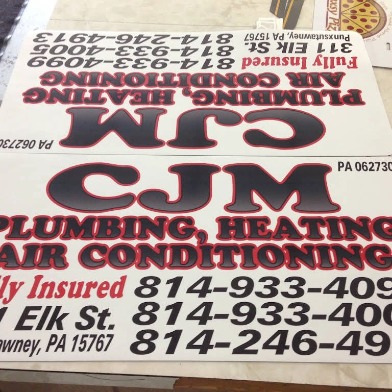 Cjm plumbing heating and air Logo