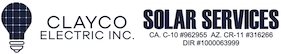 Clayco Electric Inc. Solar Specialist Logo