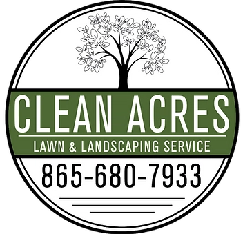 Clean Acres Lawn & Landscaping Logo