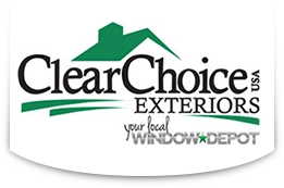 Clear Choice Exteriors Your Local Window Depot Logo