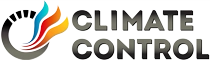 Climate Control Air Conditioning Logo