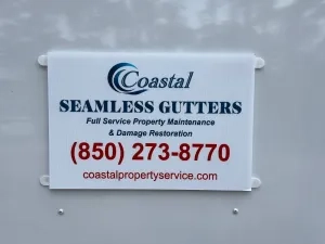 Coastal Property Services 30A, LLC and Seamless Gutters Logo