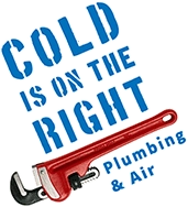 Cold is on the Right Plumbing & Air Logo