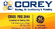 Corey Heating, Air Conditioning & Plumbing, Inc. Logo