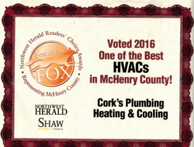 Cork's Plumbing, Heating, & Cooling Logo