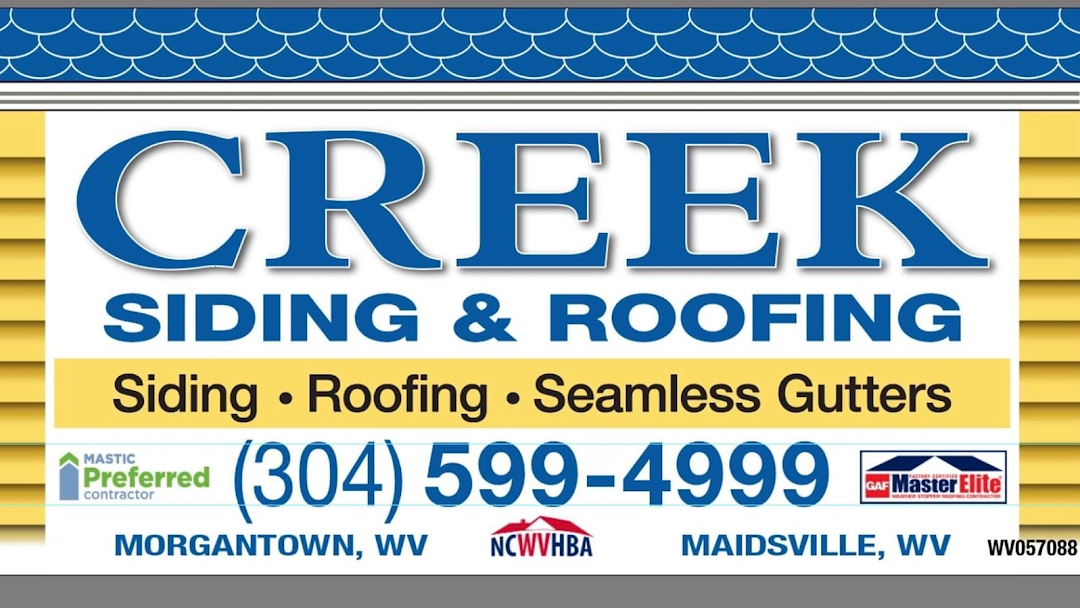 Creek Siding & Roofing Inc. WV 057088 Logo