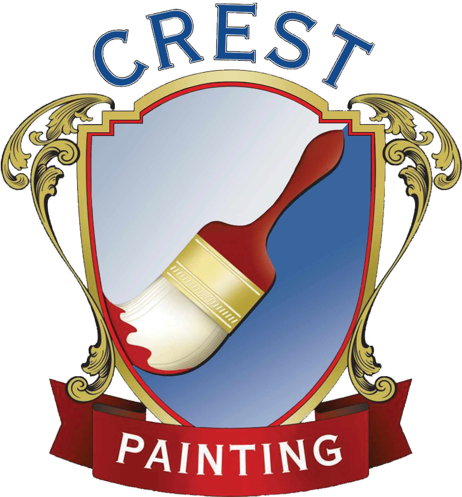 Crest Painting Logo