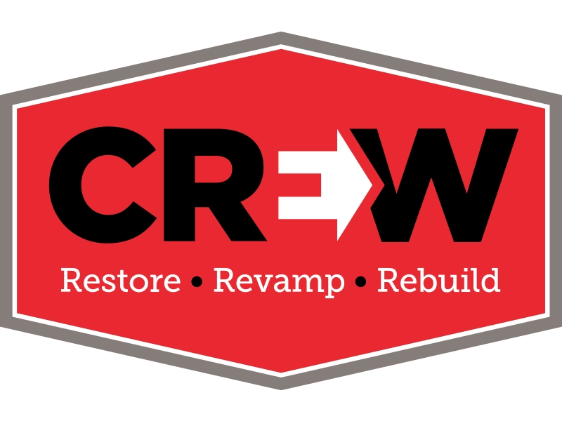 CREW Construction & Restoration Logo