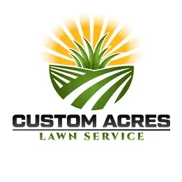Custom Acres Lawn Service Logo