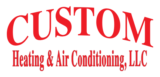 Custom Heating and Air Conditioning Logo