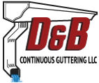 D & B Continuous Guttering Logo