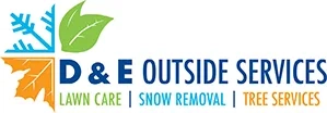 D & E Outside Services Logo