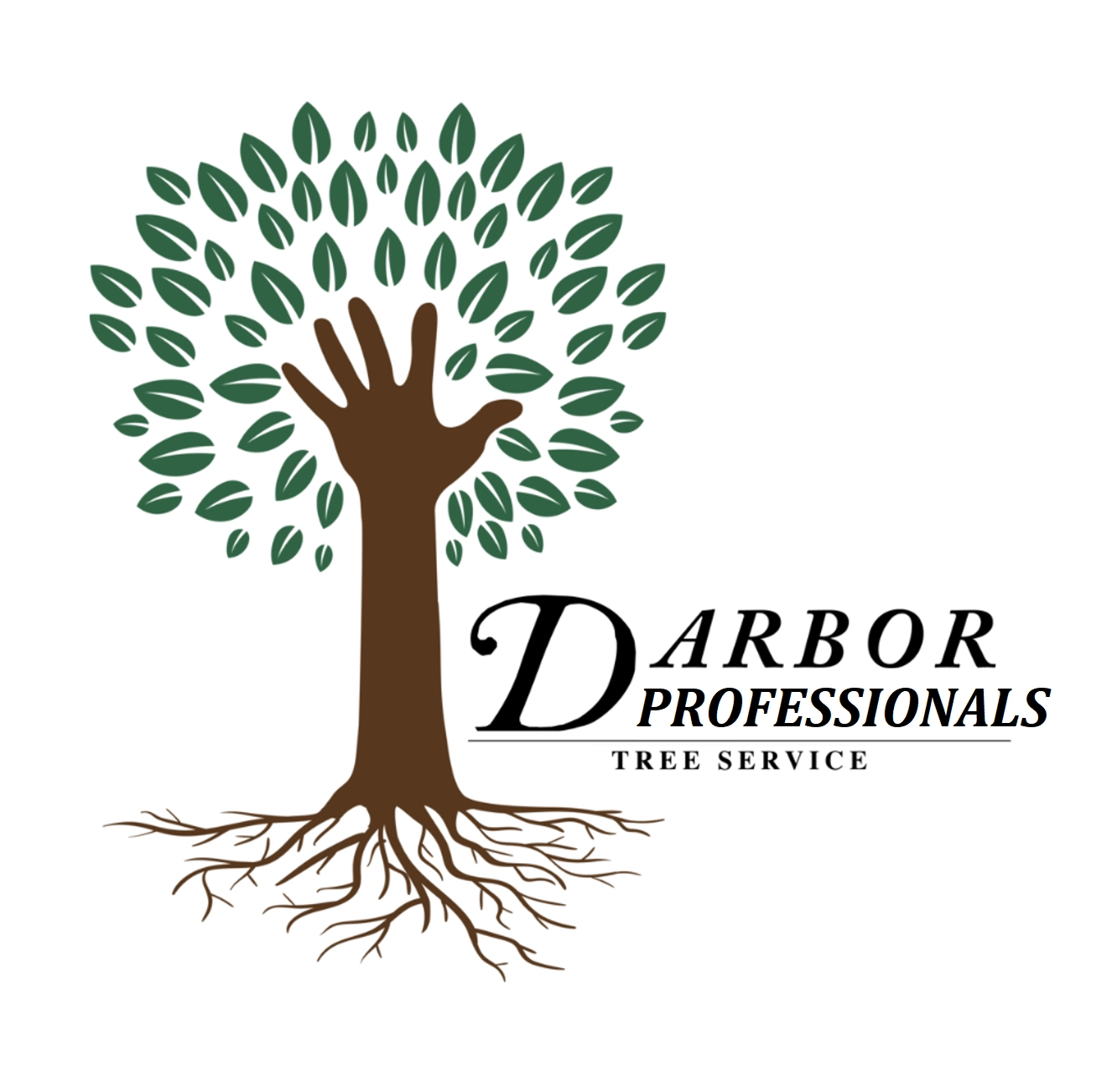 D Arbor Professionals, Tree Service Logo