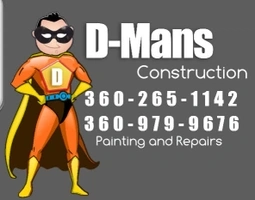 D-Man’s Construction Painting and Repairs Logo