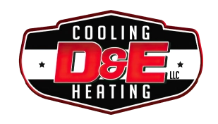 D&E Cooling and Heating, LLC Logo
