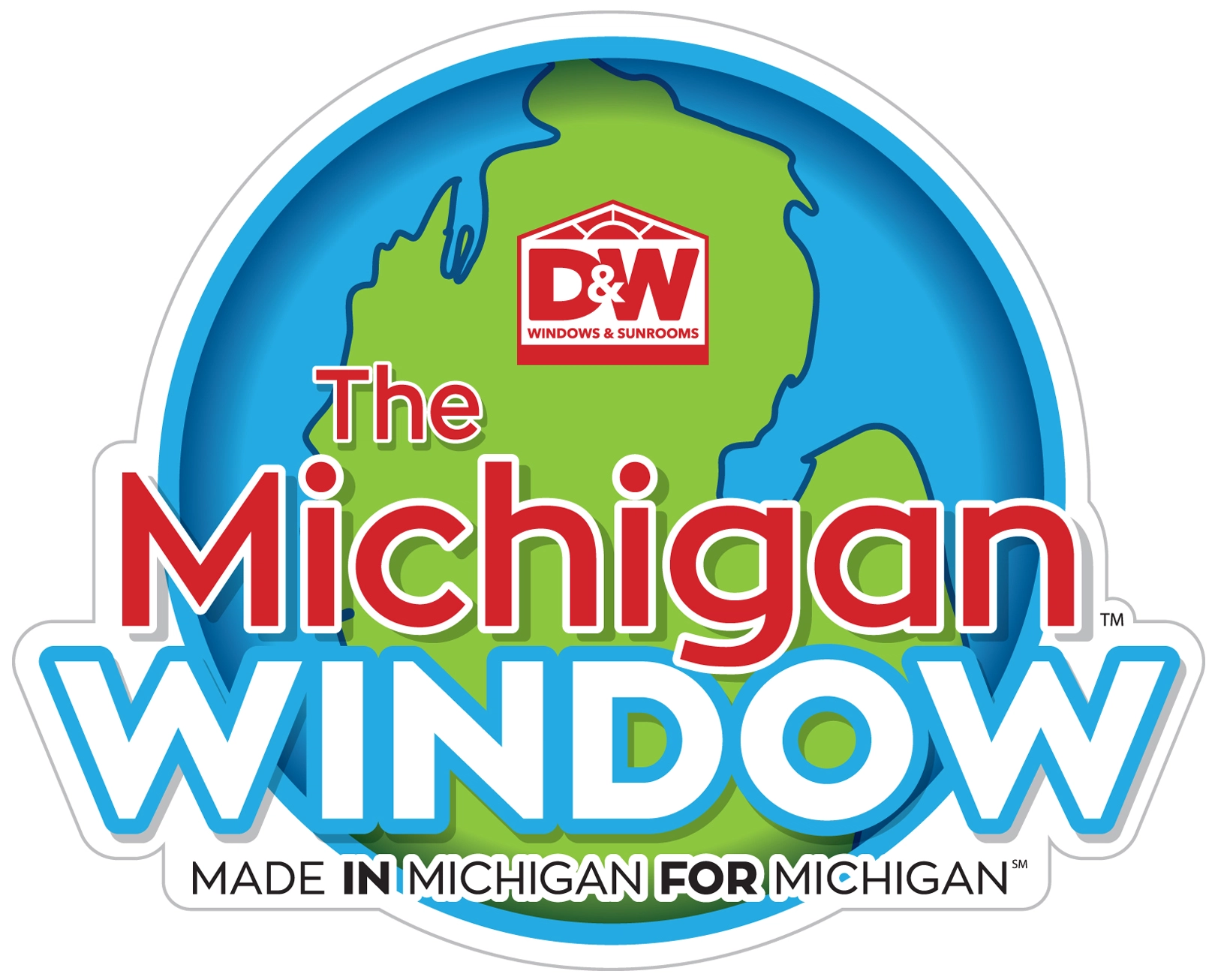 D&W Windows & Sunrooms Logo