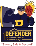 Defender Steel Door & Window Company Chicago Logo