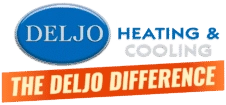 Deljo Heating and Cooling Logo