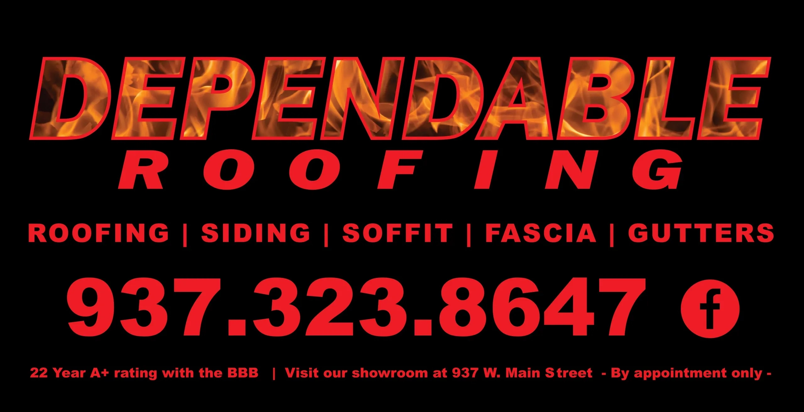 Dependable Roofing, LLC. Logo