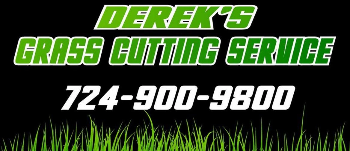 Derek's Grass Cutting Service Logo