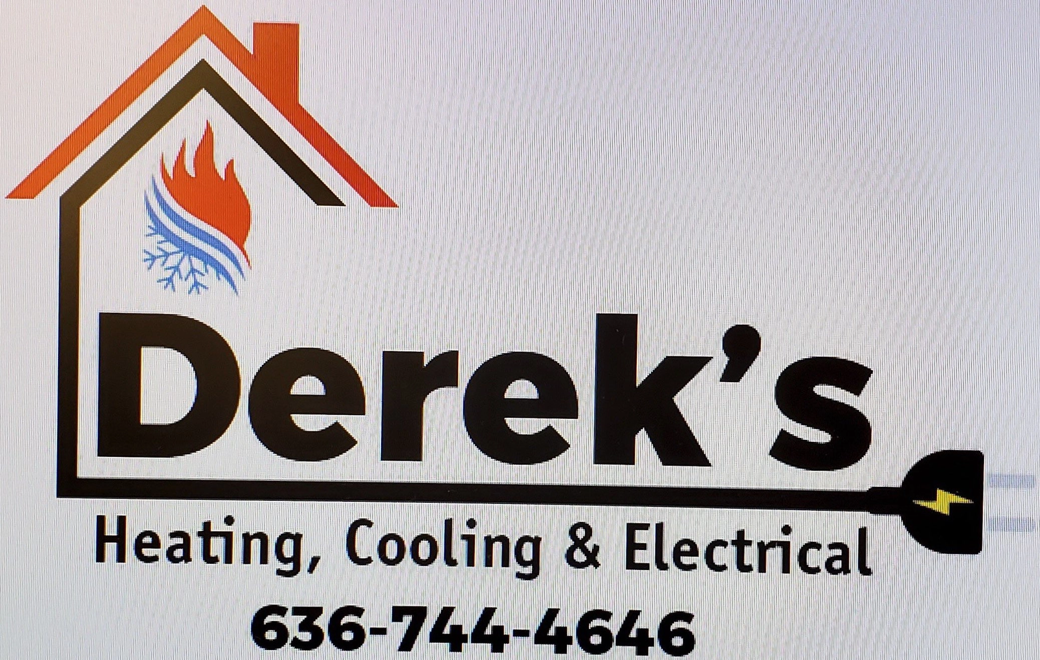 Derek's Heating, Cooling & Electrical Logo
