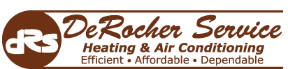 DeRocher Services Heating & Air Conditioning Logo
