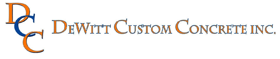 Dewitt Custom Concrete Logo
